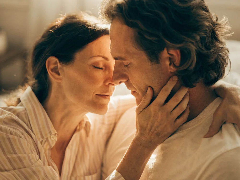 Couple enjoying renewed intimacy